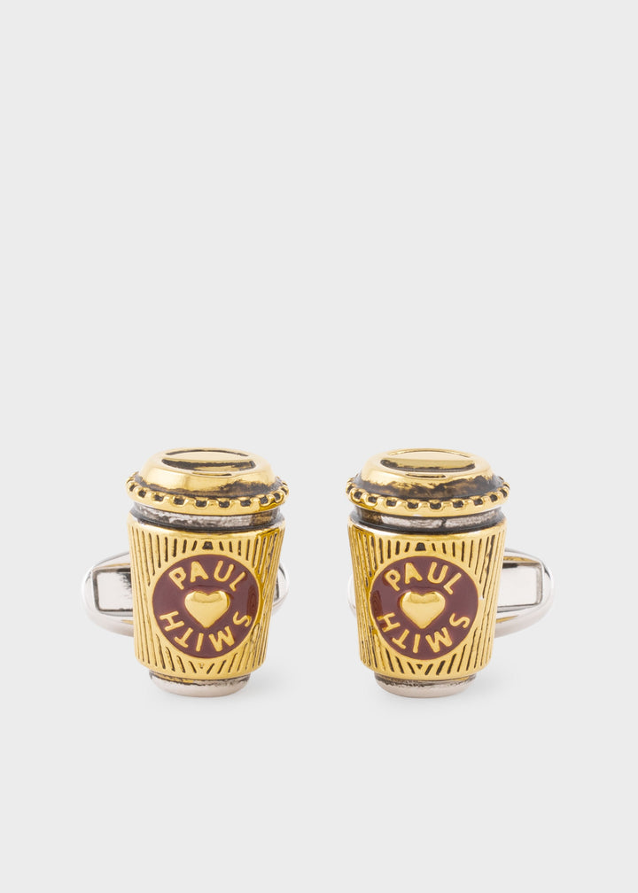 Men Cufflink Coffee Cup