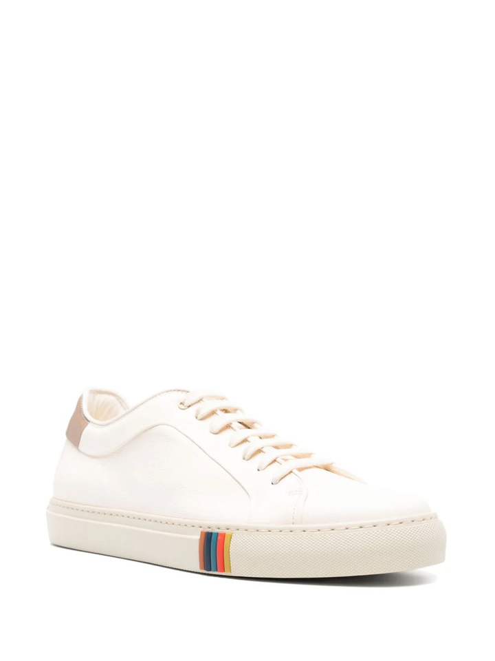 Mens Shoe Basso White Cream