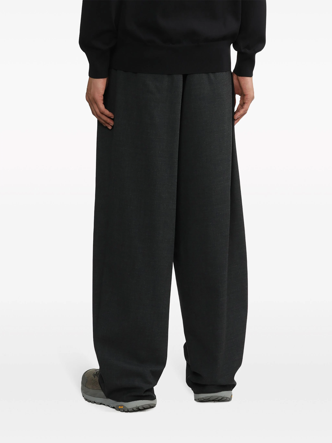 Straight Front Tuck Pants