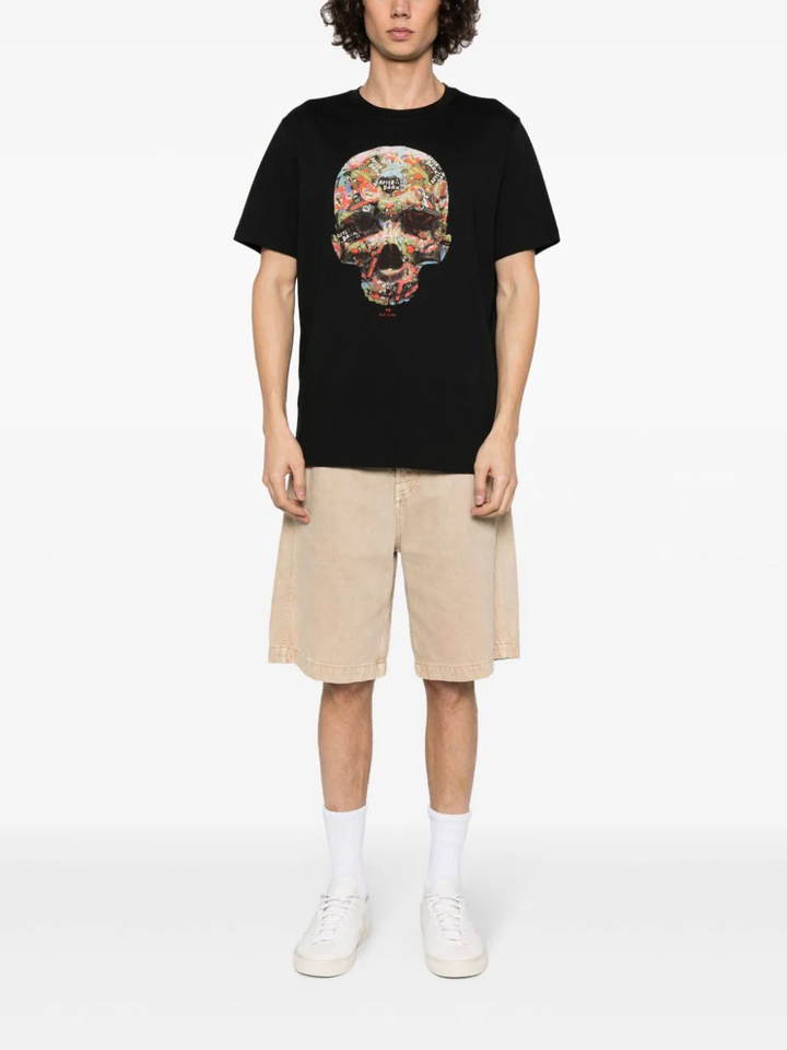 Mens Regular Fit T-Shirt Skull