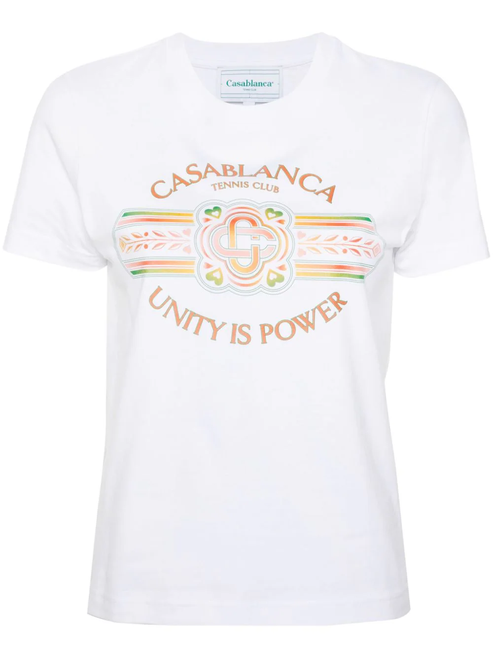 Unity Is Power Printed Fitted Tee