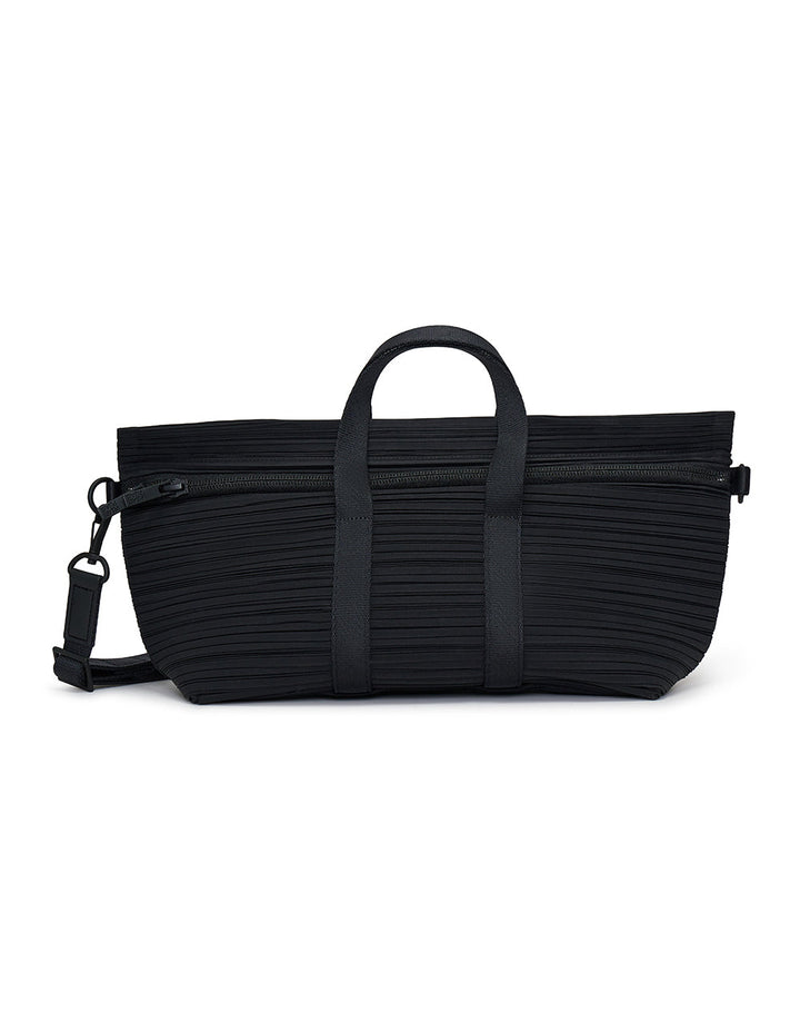 Pleats Boston Bag