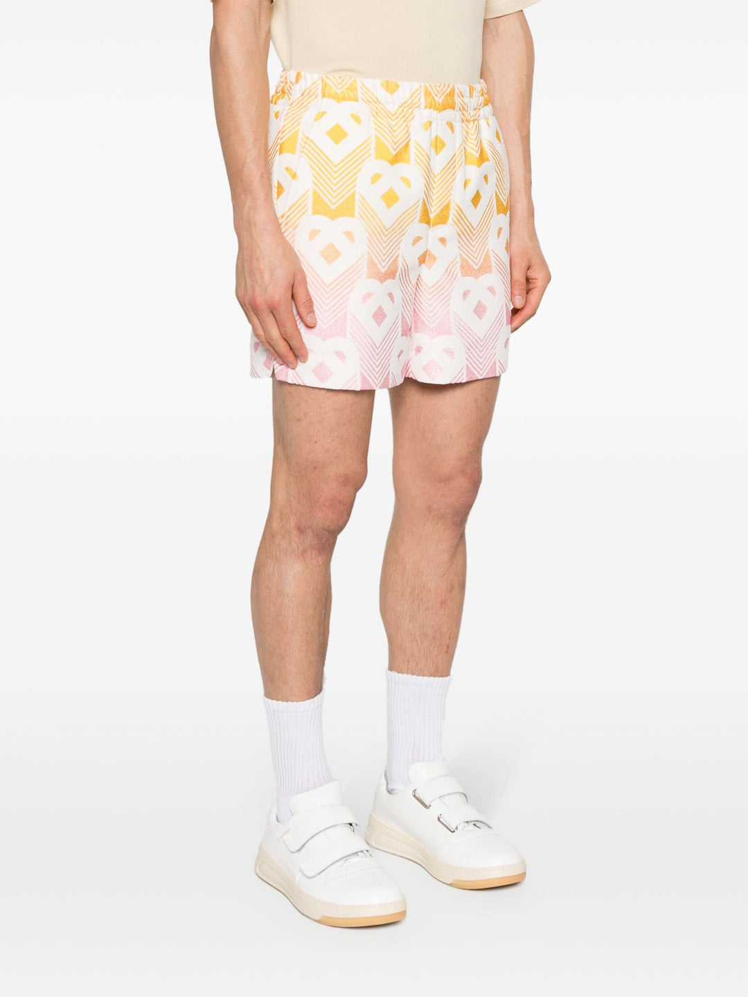 Mens Gradient Monogram Shorts