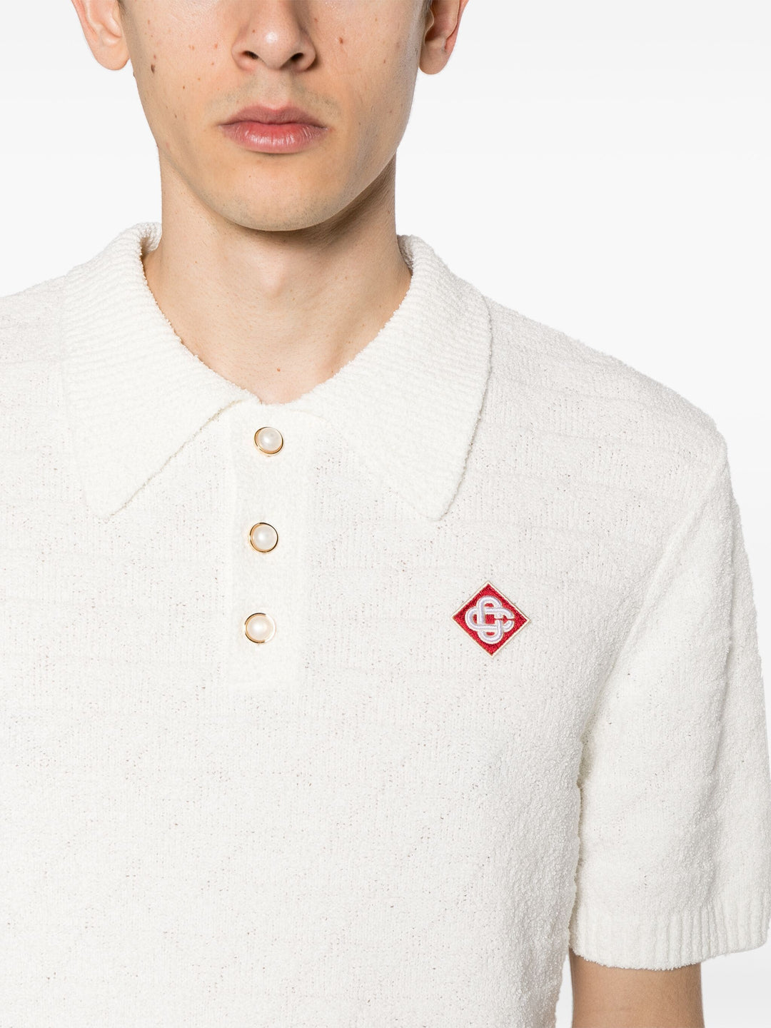 Triangle Boucle Polo Shirt