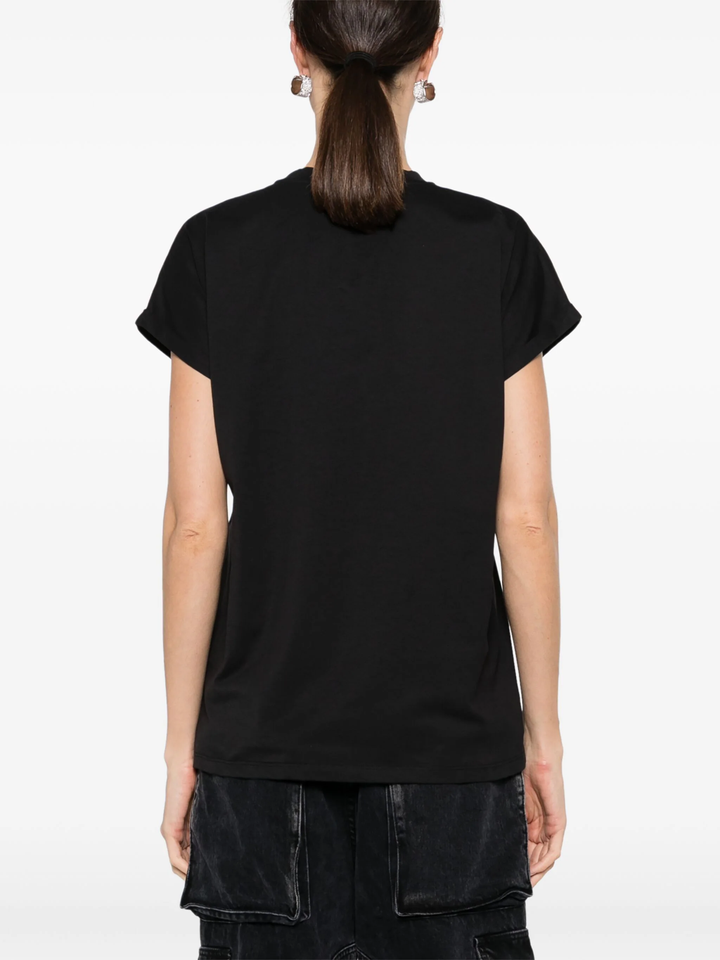 Balmain Flock Detail T-Shirt