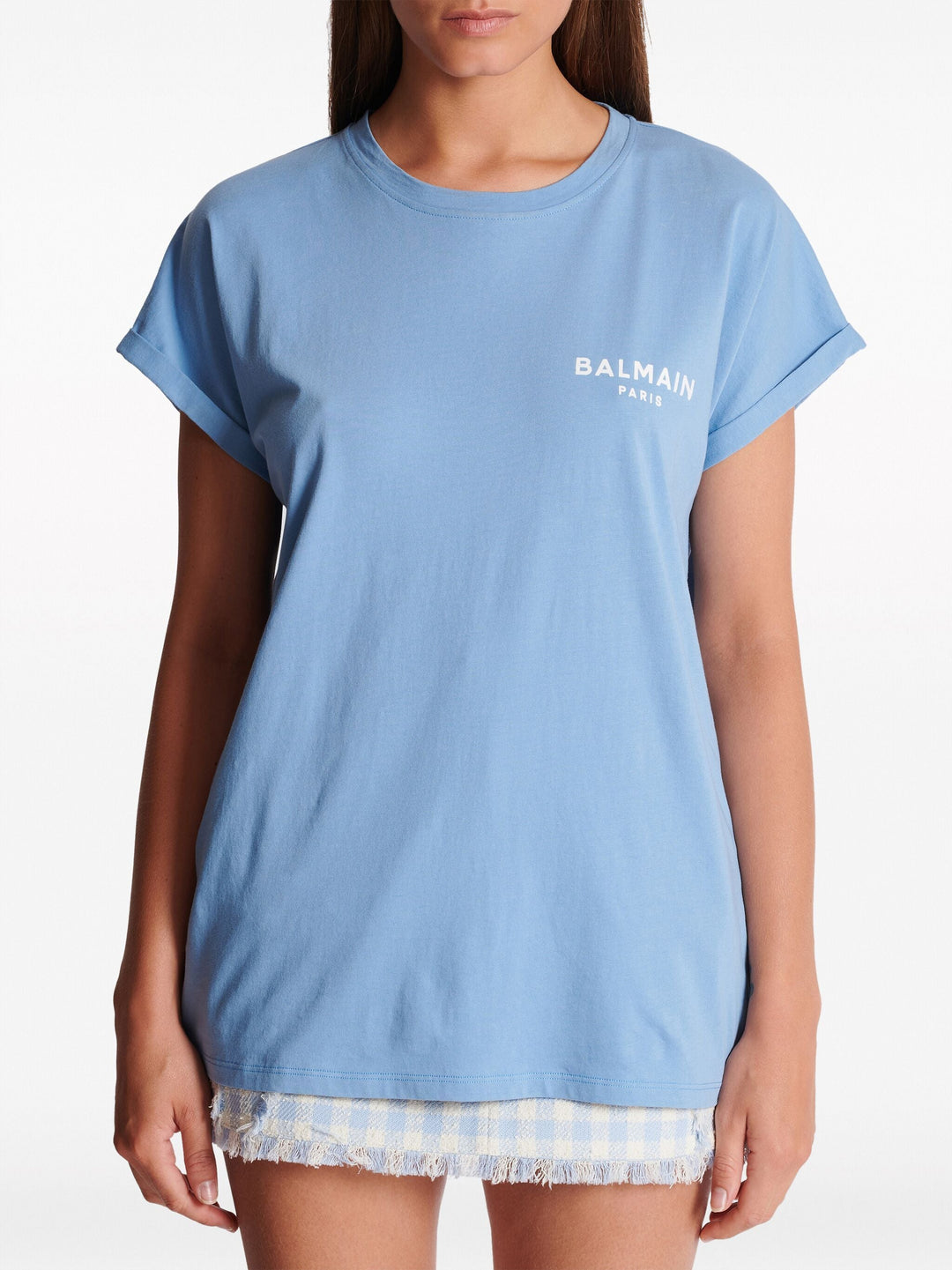 Balmain Flock Detail T-Shirt