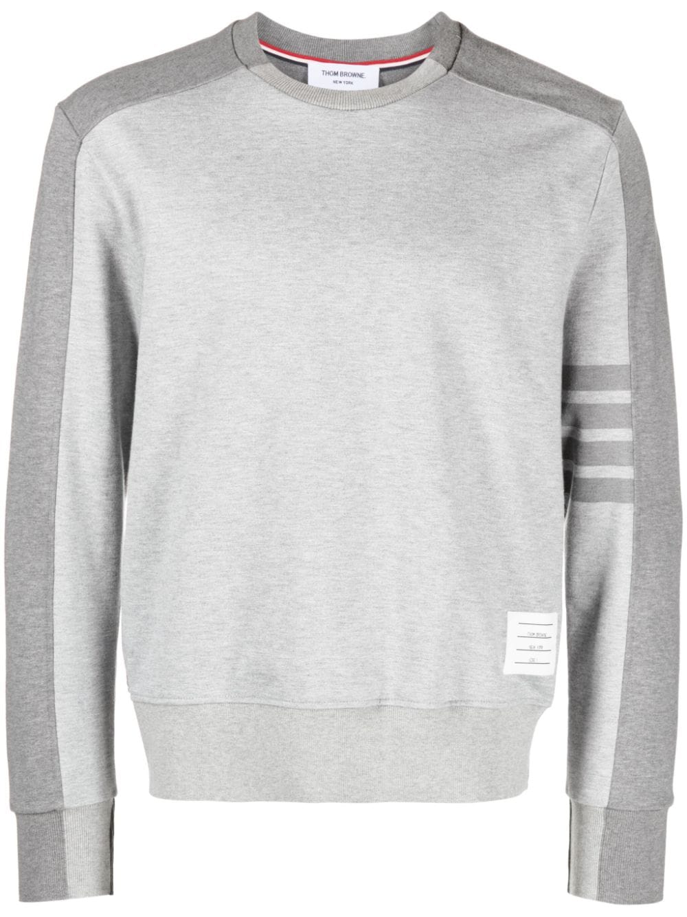 4-Bar Stripe Cotton Sweatshirt