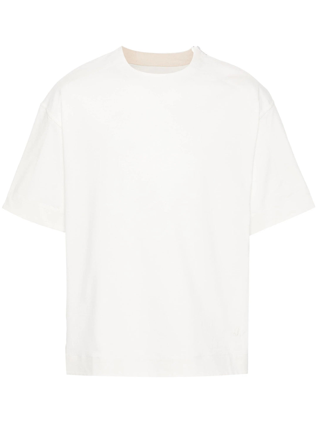 Crew Neck T-Shirt With Elastic