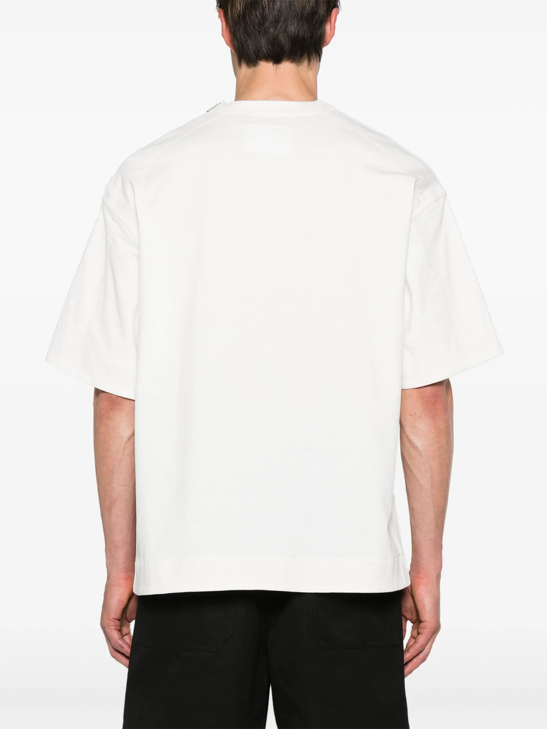 Crew Neck T-Shirt With Elastic