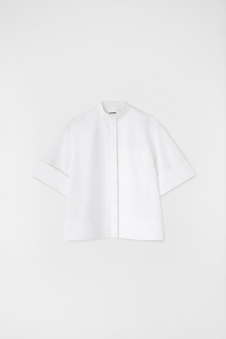 Cotton And Silk Poplin Shirt