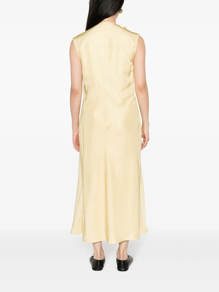 Fine Fluid Viscose Twill Dress