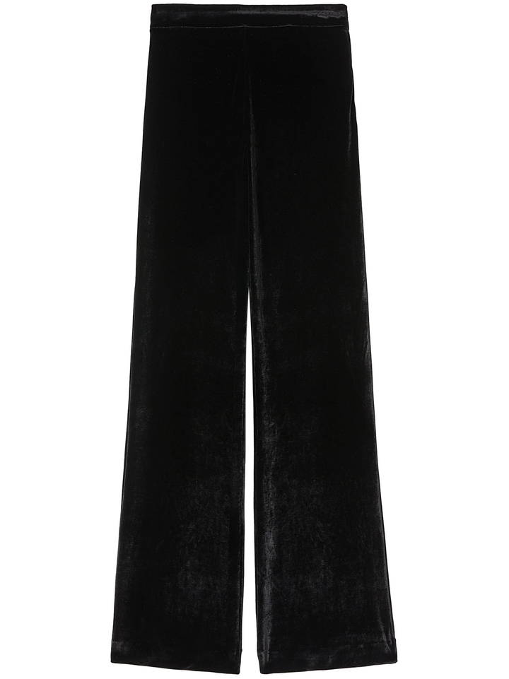 Washed Velvet Jersey Pants