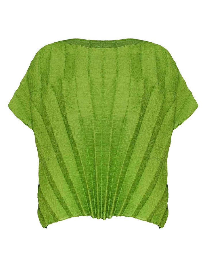 Sector See-Through Crepe Top