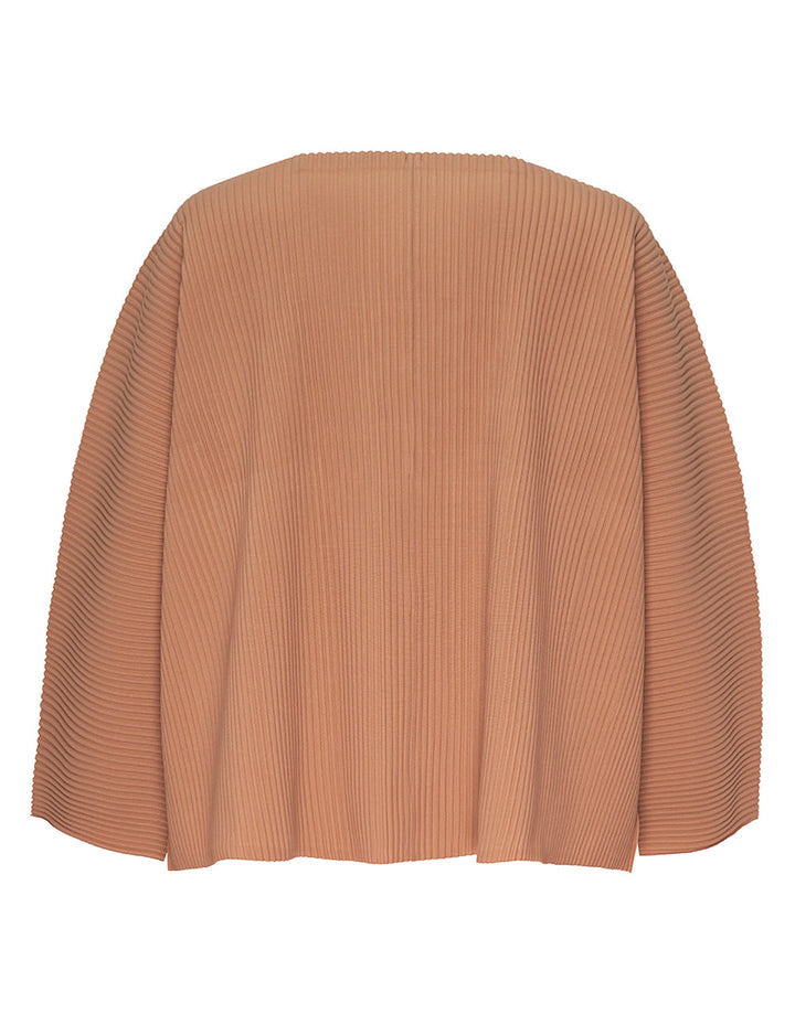 Belt Pleats Cardigan