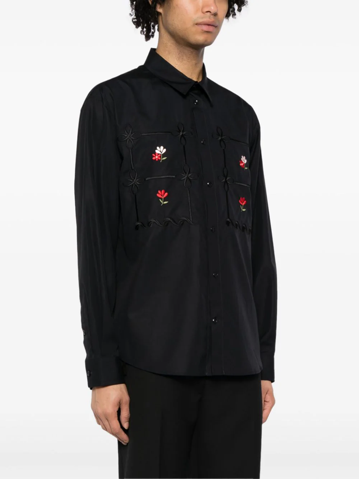 Classic Fit Shirt W Cake Embroidery