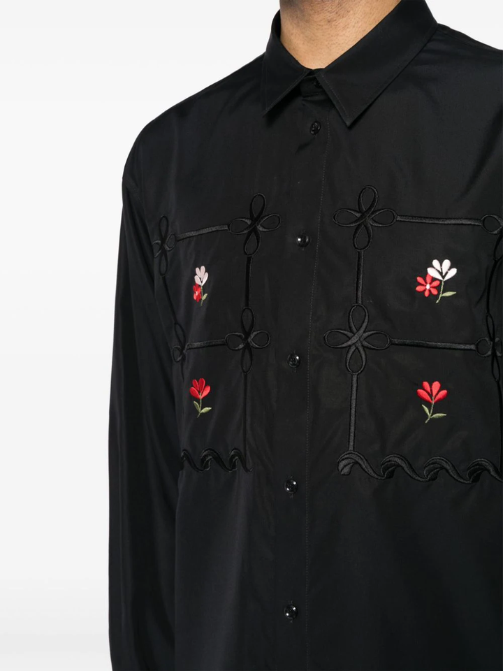 Classic Fit Shirt W Cake Embroidery