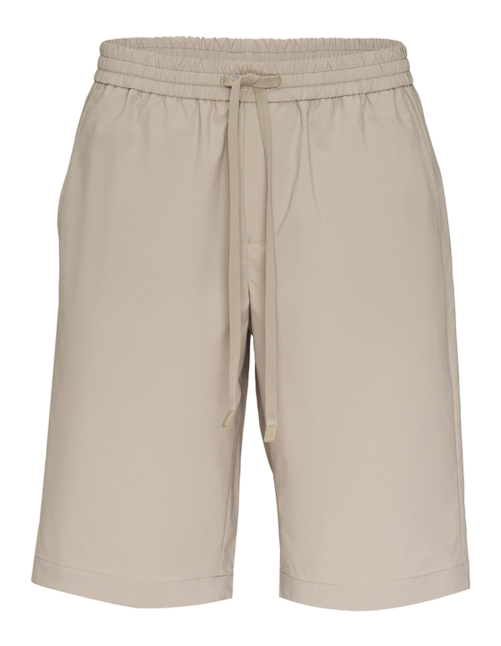 Exposed Drawcord Elasticated Shorts