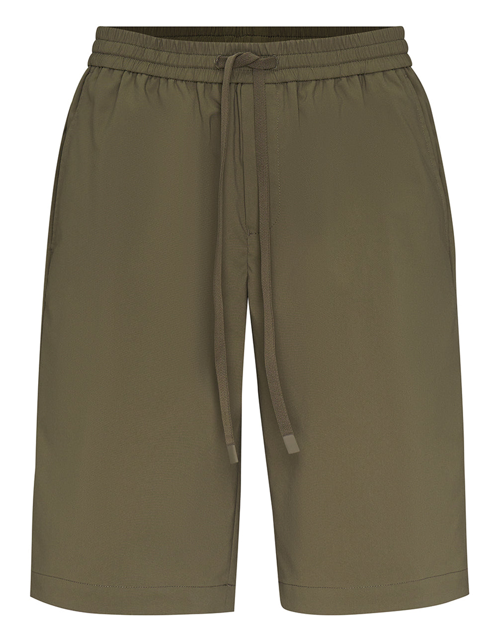 Exposed Drawcord Elasticated Shorts