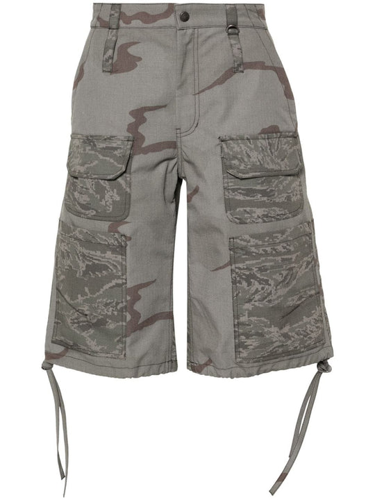 Regenerated Camo Bermudas