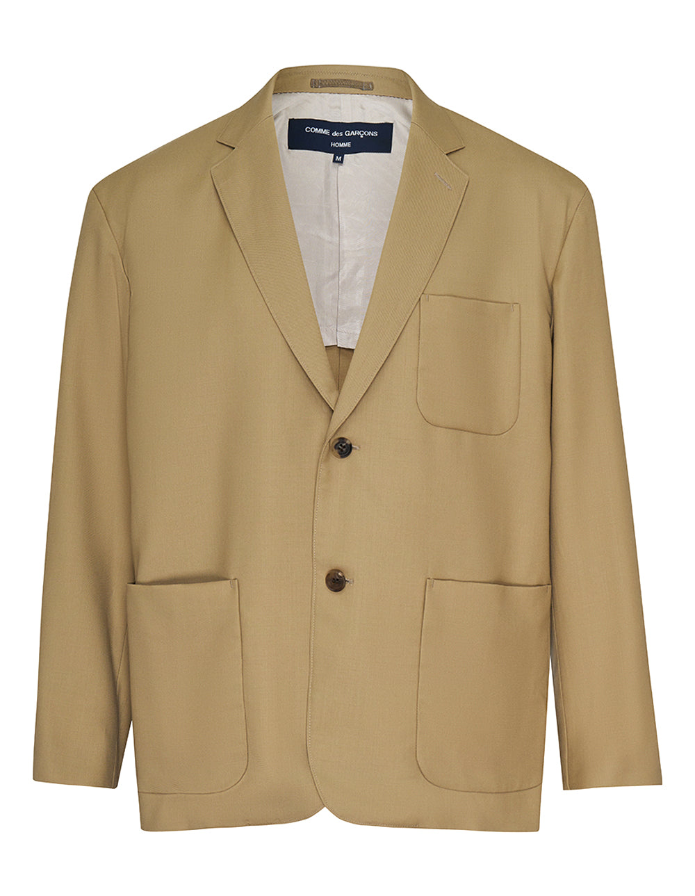 Wool Gabardine Garment Washed Jacket