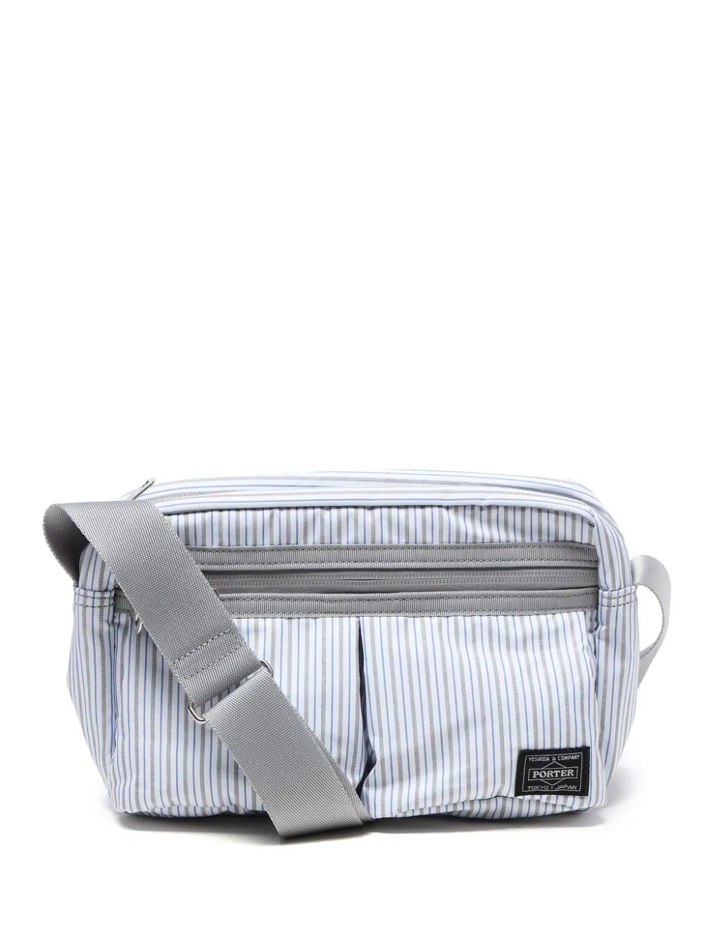 Cotton Check 3 Layers Porter Crossbody