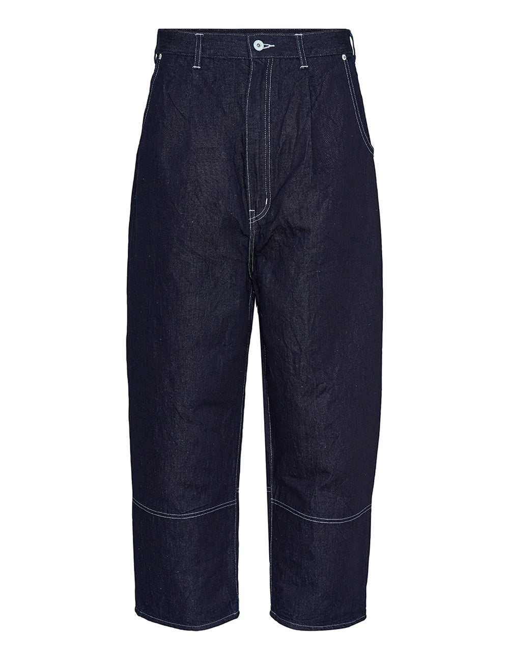 Cotton Linen Denim Garment Washed Pants