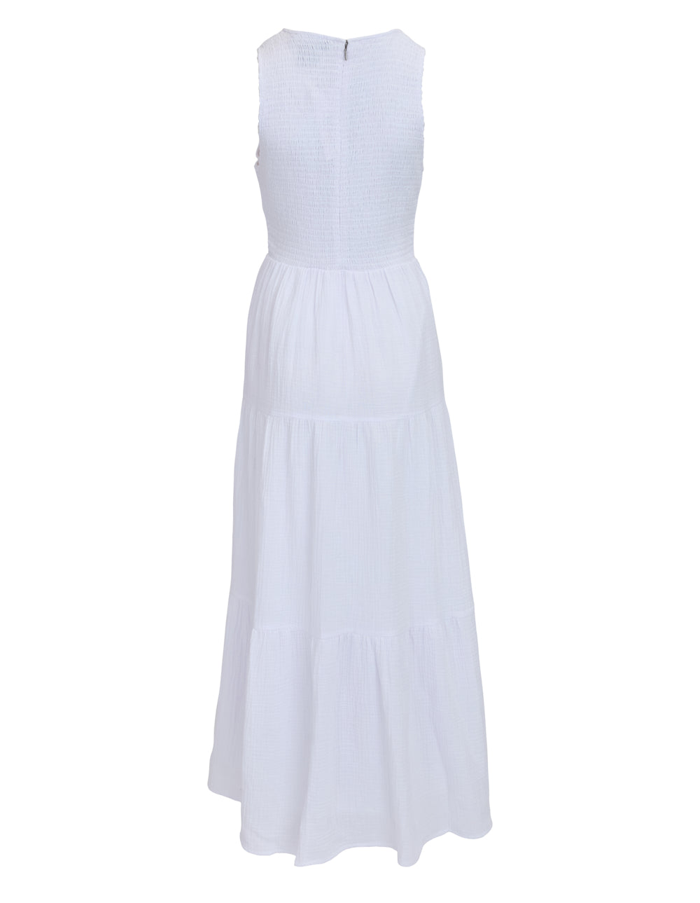 Cotton Double Crepe Gauze Tier Dress