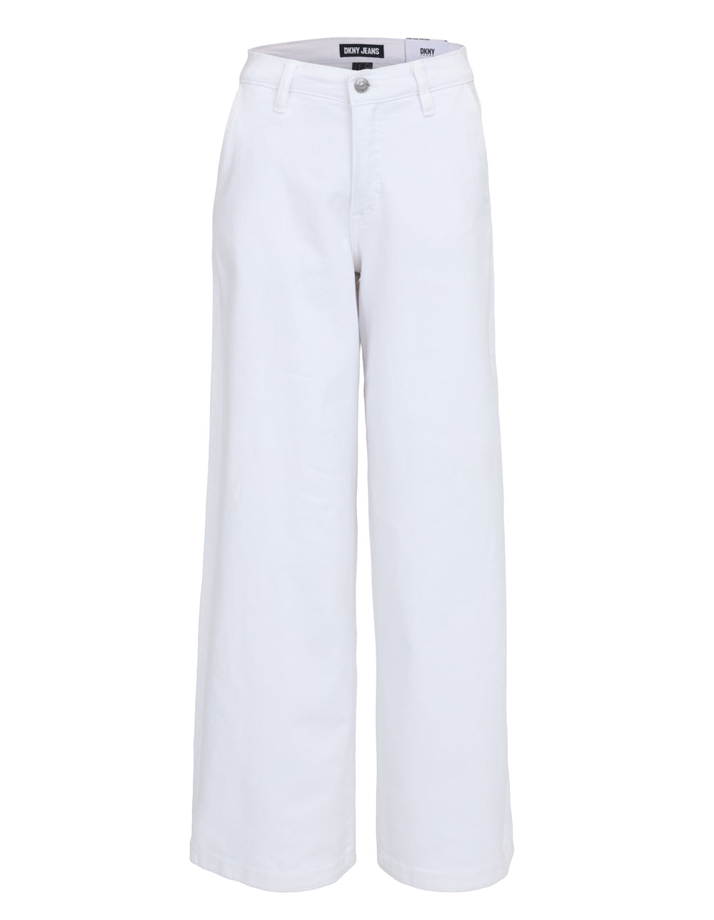 White Stretch Denim High Rise