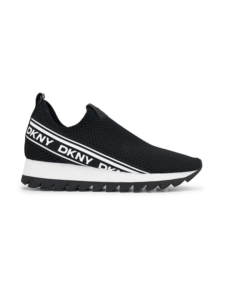 Pique Knit Logo Elastic Sneakers