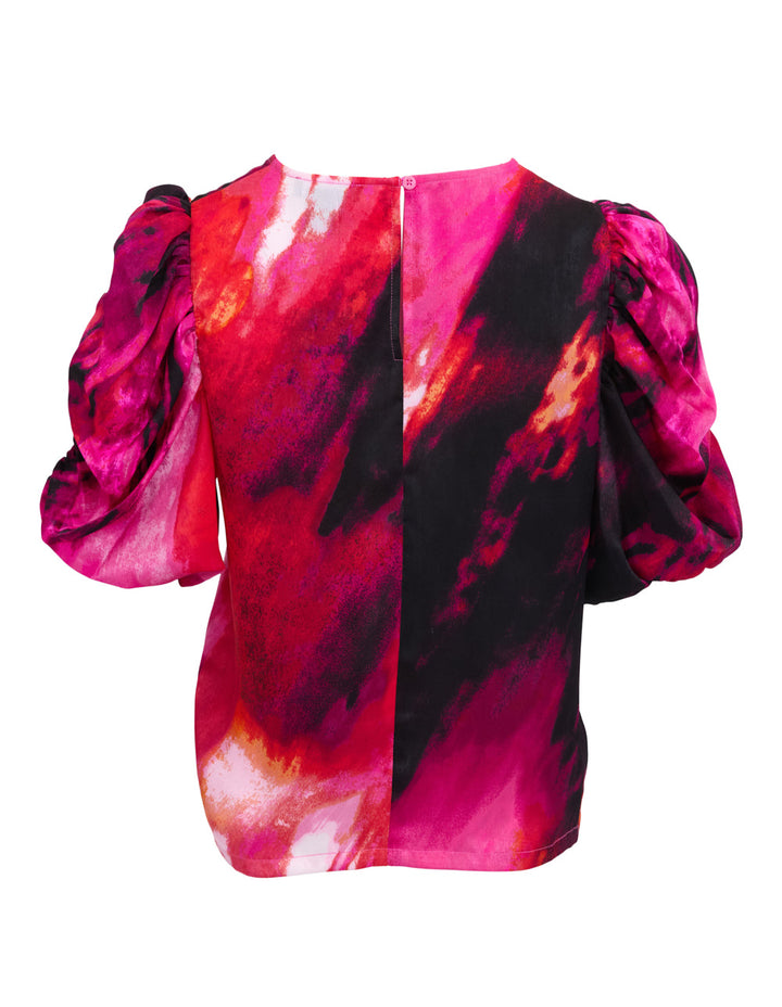 Printed Supple Satin Top