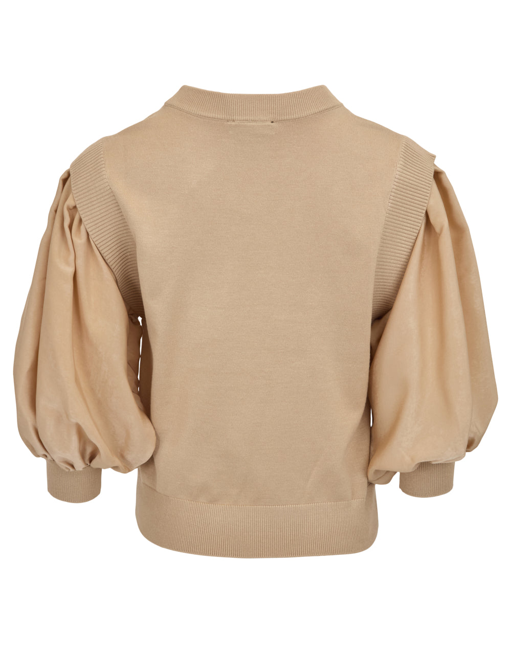 Spun Rayon Nylon Supple Satin Sweater