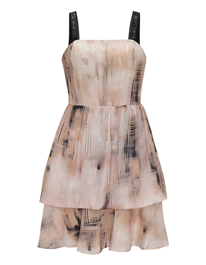 Organza Printed Woven Dress