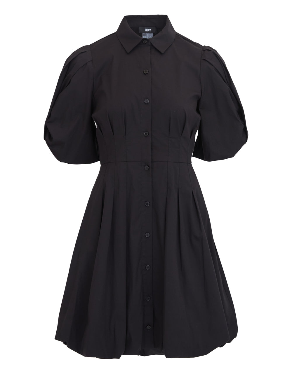 Silky Stretch Poplin Collr Dress