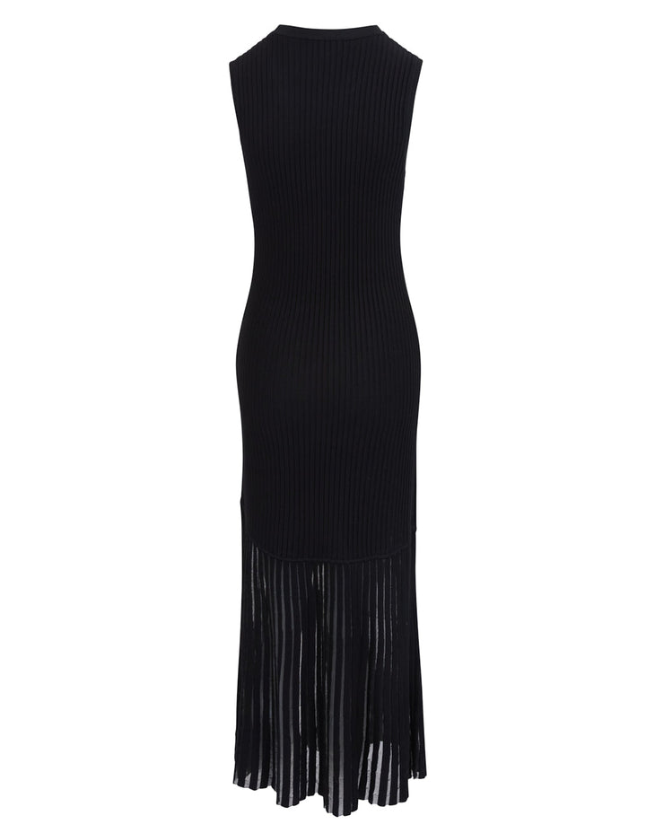 Ribbed Spun Rayon Nylon Dress