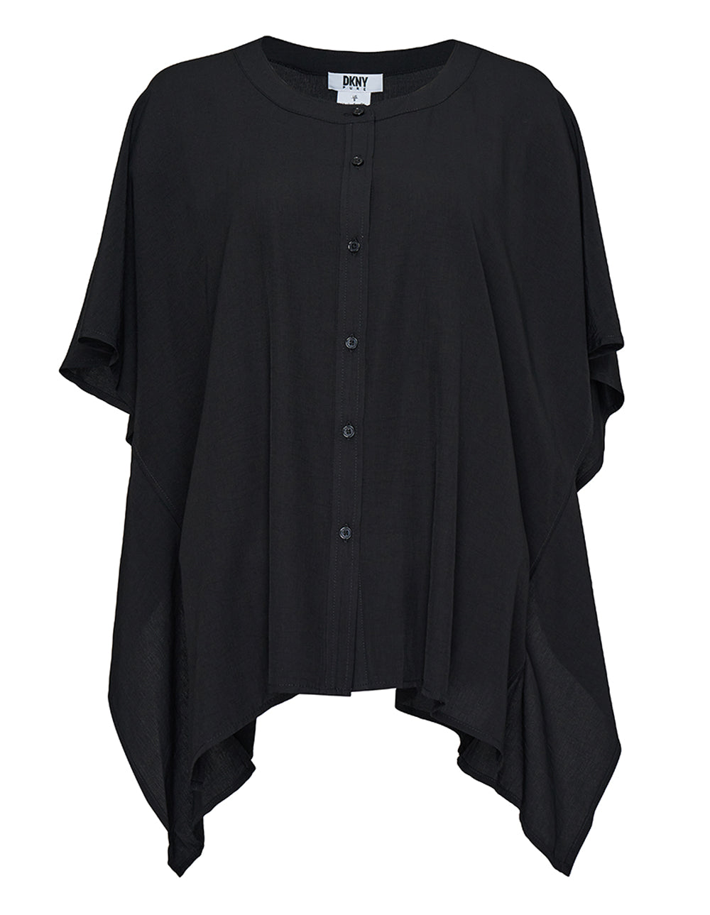 Silky Rayon Oversized Button Top