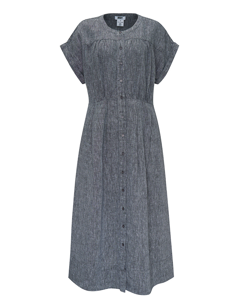 Crossdye Hanky Linen Dress