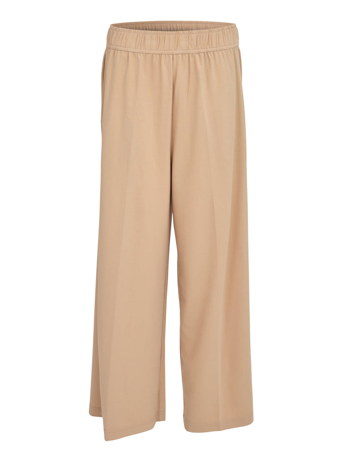 Refined Jersey Pull On Crop Wide Pants