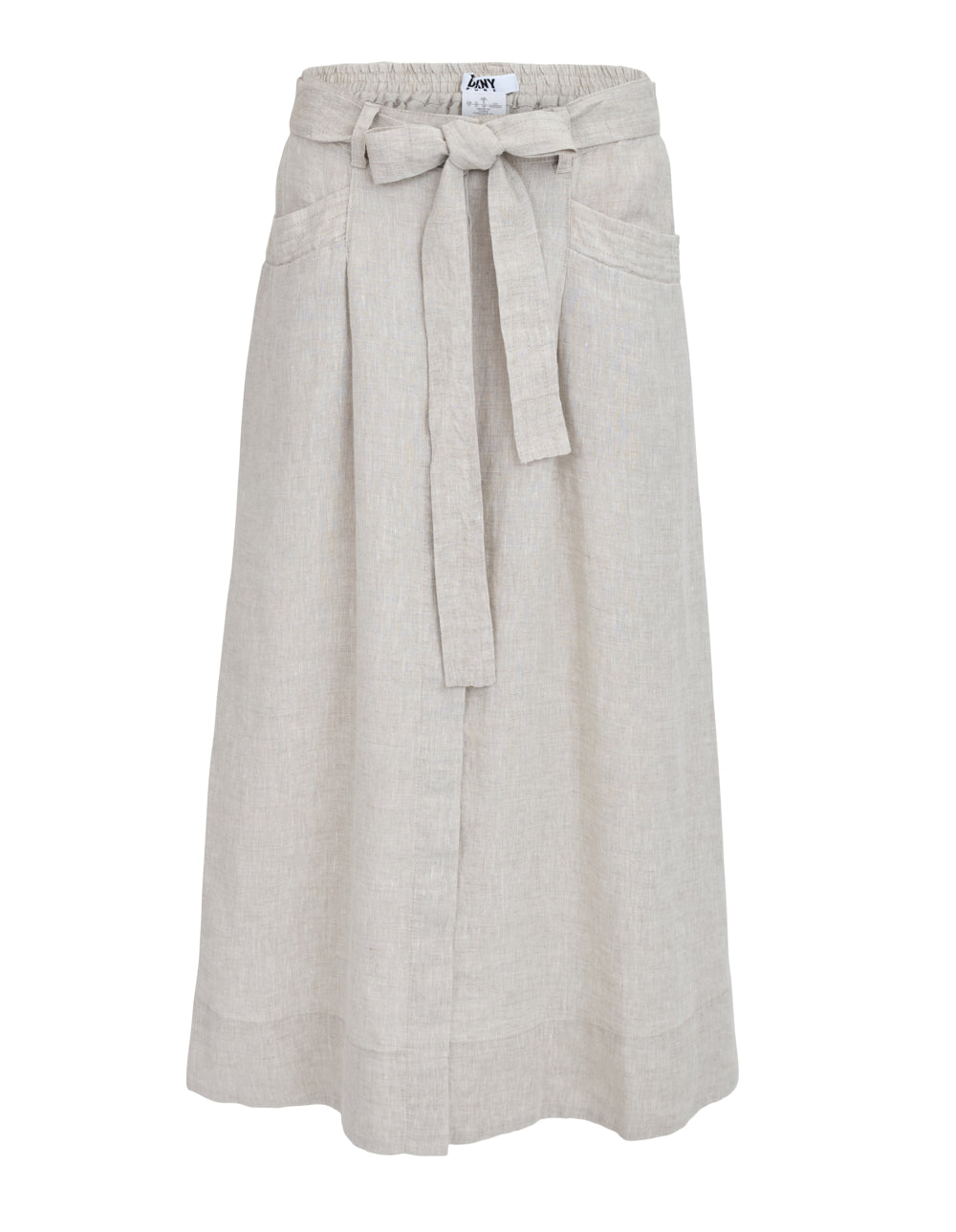 Crossdye Hanky Linen Trapunto Skirt