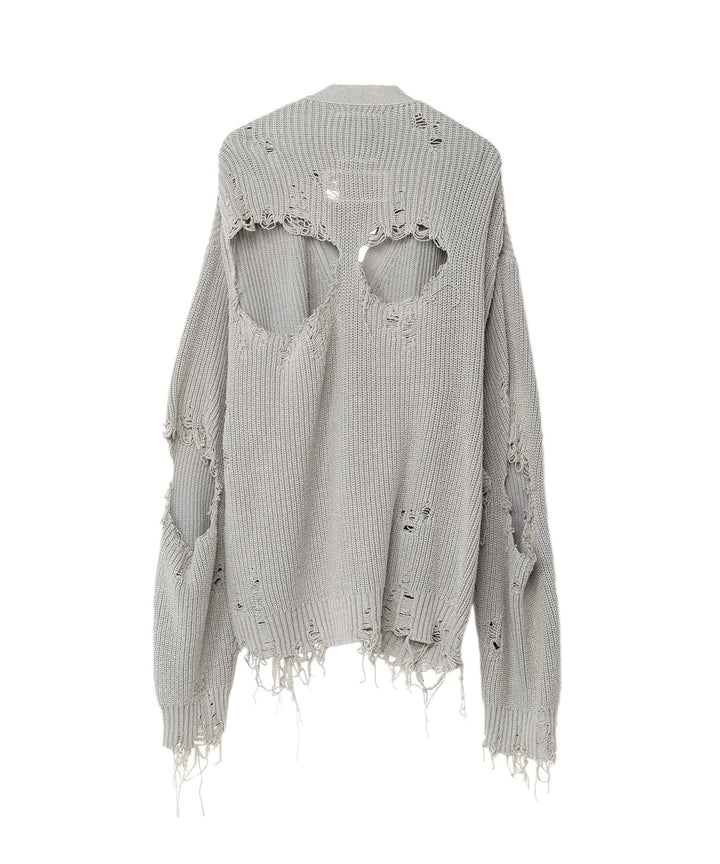 Bleached Knit Cardigan