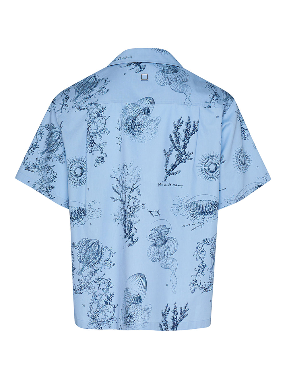 Mens Blue Shirt With Ocean