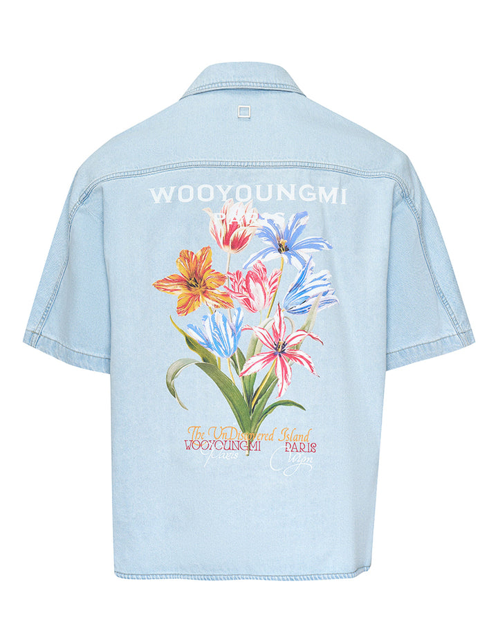 Mens Shirt With Colourful Floral