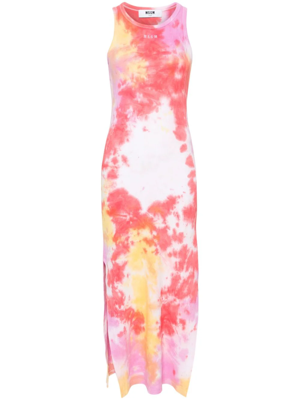 Brushstroke Logo Tie Dye Dress