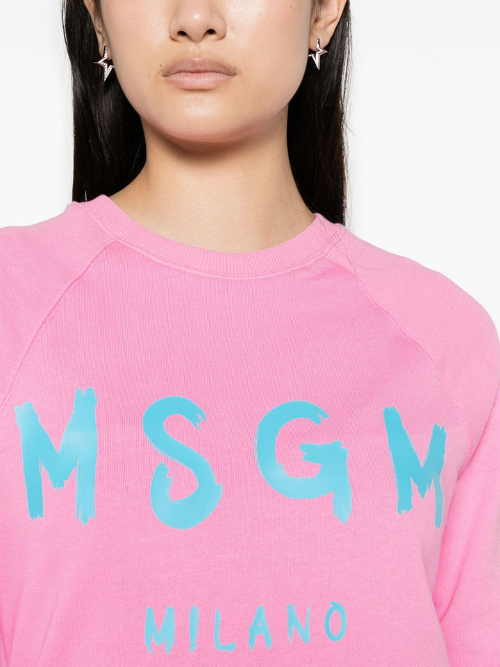 Brushstroke Logo Sweatshirt