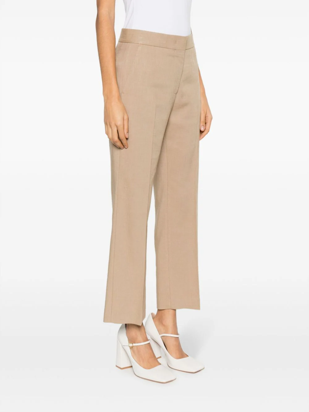 Cropped Straight Pants