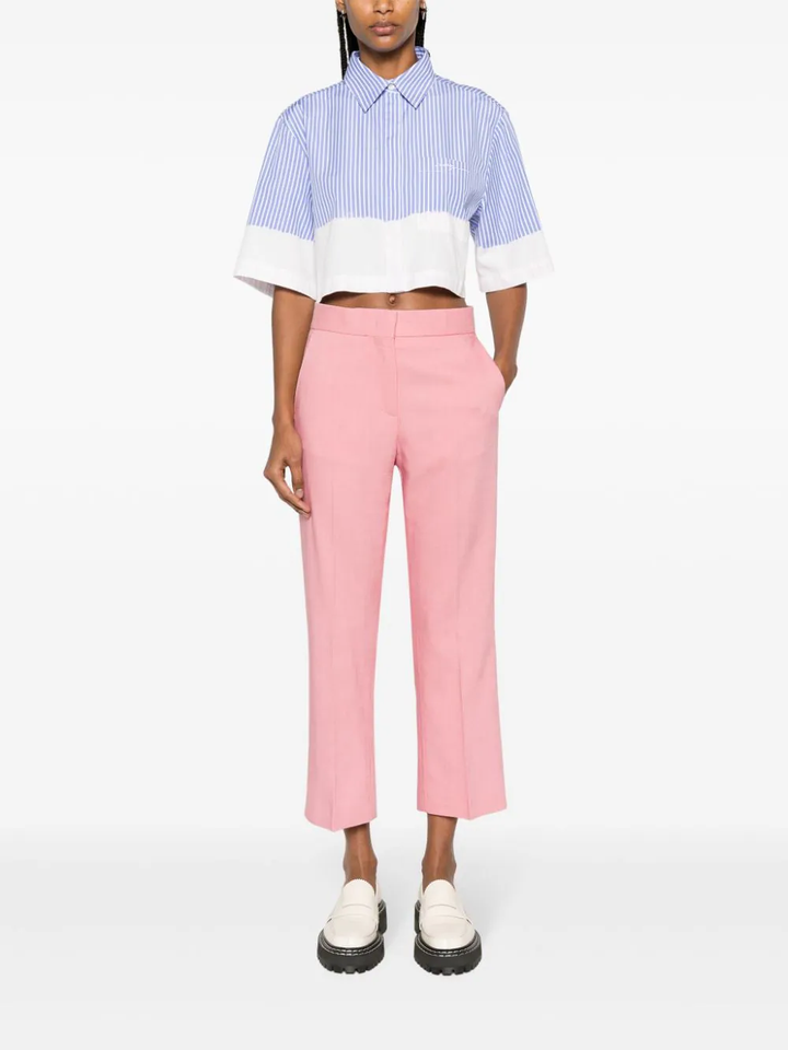 Cropped Straight Pants