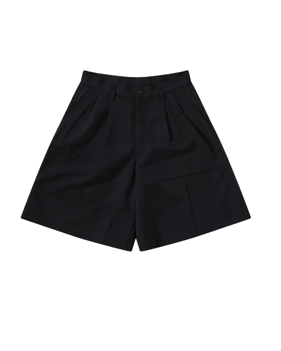 Plain Wool Shorts