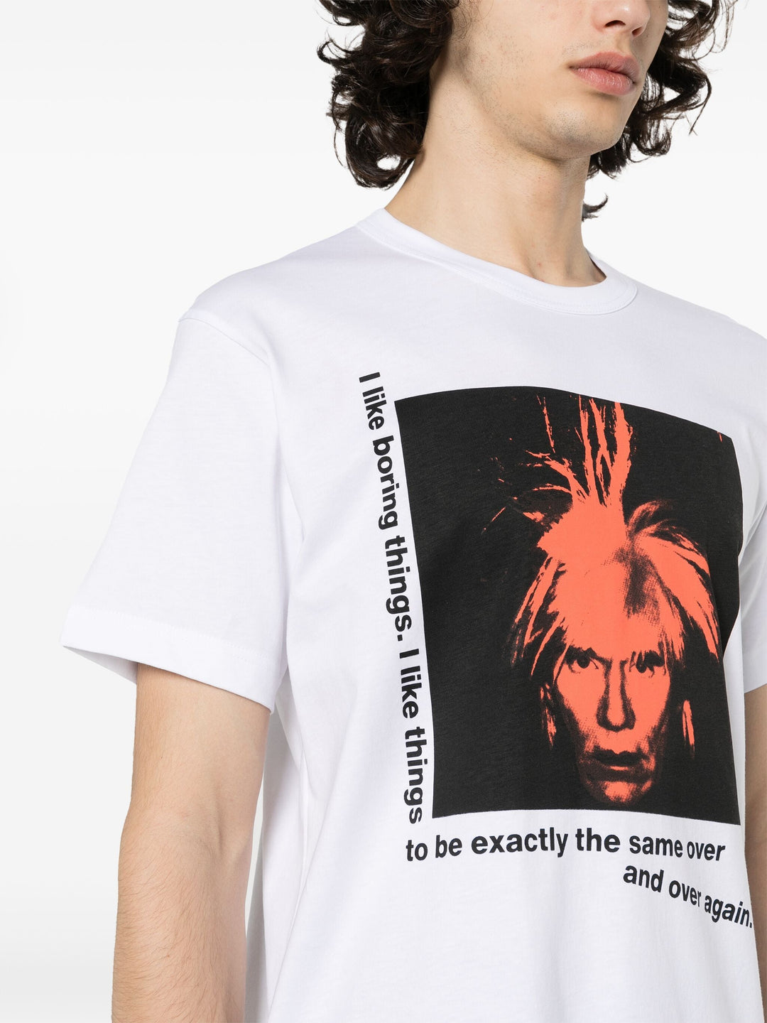 Andy Warhol X CDG 셔츠 티셔츠