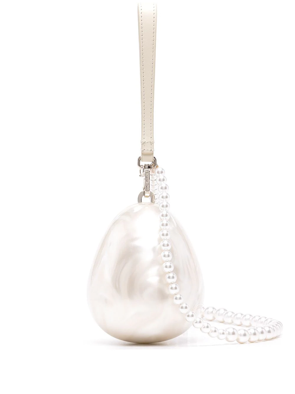 Micro Egg Bag With Pearl