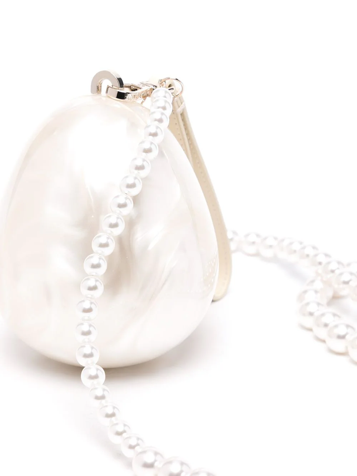 Micro Egg Bag With Pearl