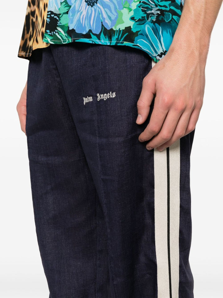 Classic Logo Linen Track Pant